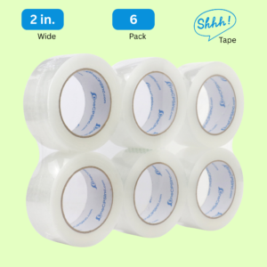 2 In. No Noise Tape(6 Pack)